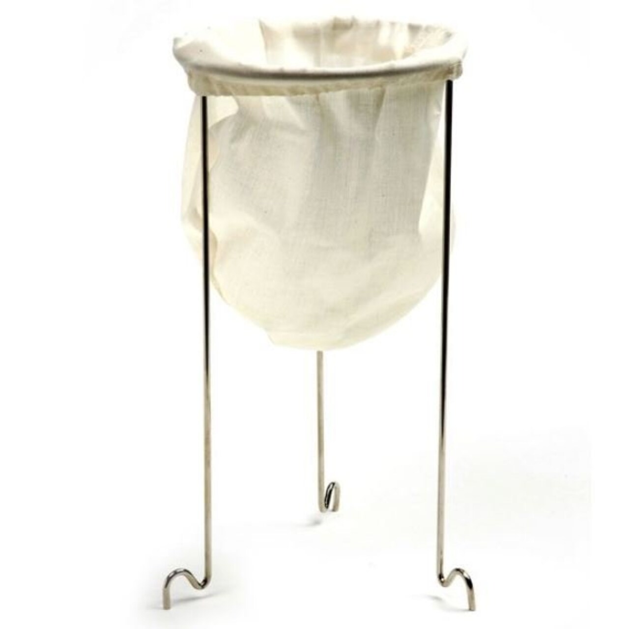 Norpro Jelly Strainer Set - Stainless Steel Frame Stand with Reusable Cotton Bag